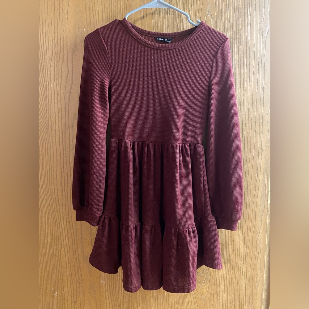 ⭐️ 3 for $10 Maroon long sleeve dress